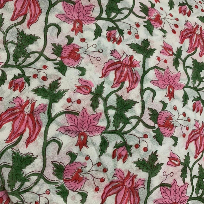 The Birdie Smocked Sleeveless Mini Dress (Pink + Green Botanical)